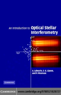 表紙画像: An Introduction to Optical Stellar Interferometry 1st edition 9780521828727
