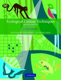 Imagen de portada: Ecological Census Techniques 2nd edition 9780521606363