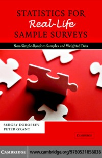Cover image: Statistics for Real-Life Sample Surveys 1st edition 9780521674652