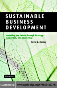Imagen de portada: Sustainable Business Development 1st edition 9780521148436
