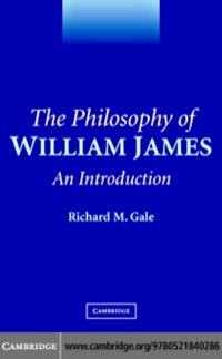 Cover image: The Philosophy of William James 1st edition 9780521840286