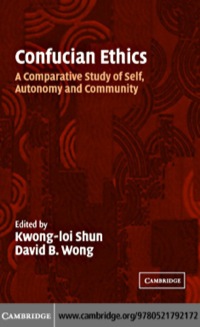 Imagen de portada: Confucian Ethics 1st edition 9780521792172