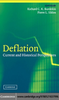 表紙画像: Deflation 1st edition 9780521837996