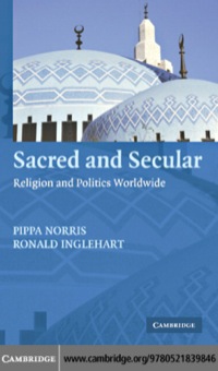 Cover image: Sacred and Secular 1st edition 9780521839846