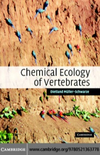 Imagen de portada: Chemical Ecology of Vertebrates 1st edition 9780521363778