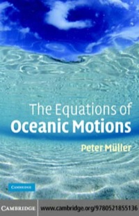 Titelbild: The Equations of Oceanic Motions 1st edition 9780521855136
