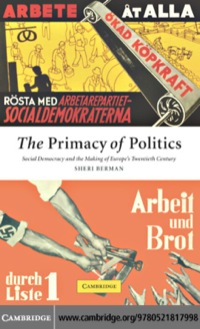 Cover image: The Primacy of Politics 1st edition 9780521817998