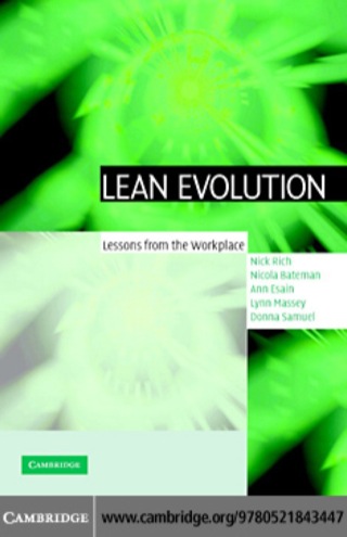 Cover image: Lean Evolution 1st edition 9780521843447