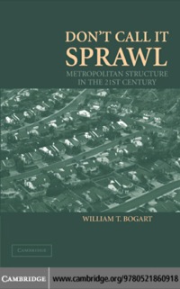 Cover image: Don't Call It Sprawl 1st edition 9780521860918