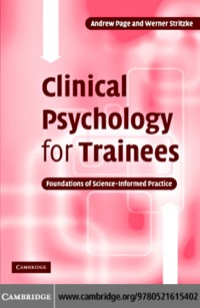 صورة الغلاف: Clinical Psychology for Trainees 1st edition 9780521615402