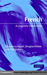 Cover image: French 1st edition 9780521821445