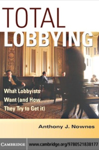 صورة الغلاف: Total Lobbying 1st edition 9780521838177