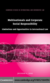 صورة الغلاف: Multinationals and Corporate Social Responsibility 1st edition 9780521844994