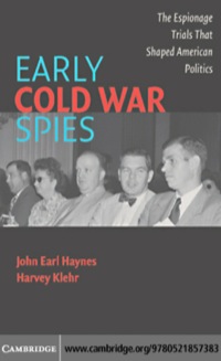 Imagen de portada: Early Cold War Spies 1st edition 9780521857383