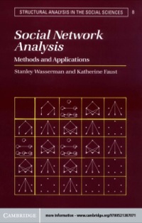 Cover image: Social Network Analysis 9780521387071