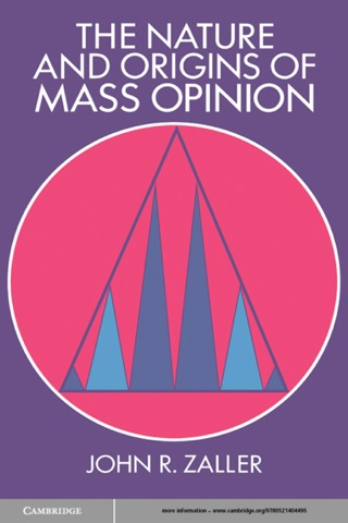 Cover image: The Nature and Origins of Mass Opinion 9780521404495