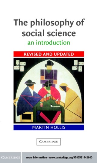 Imagen de portada: The Philosophy of Social Science 1st edition 9780521447805