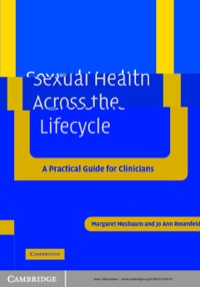 Cover image: Sexual Health across the Lifecycle 1st edition 9780521534215