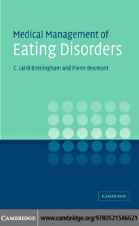 Cover image: Medical Management of Eating Disorders 9780521546621