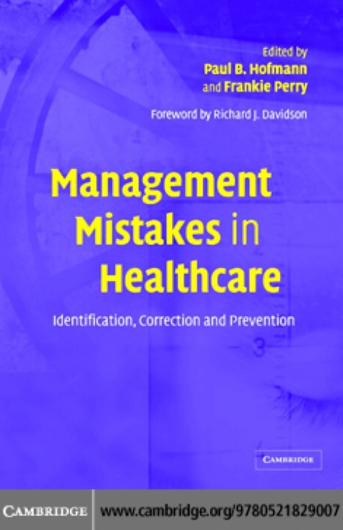 Management Mistakes in Healthcare: Identification, Correction, and Prevention, 1st Edition - FULL INSTANT DOWNLOAD | PDF DOCX EPUB