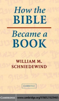 Imagen de portada: How the Bible Became a Book 9780521829465