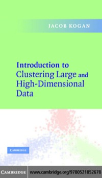 Imagen de portada: Introduction to Clustering Large and High-Dimensional Data 1st edition 9780521617932