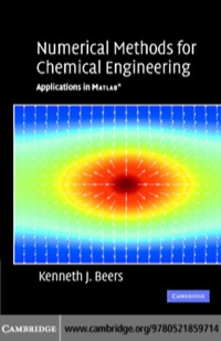 Imagen de portada: Numerical Methods for Chemical Engineering 1st edition 9780521859714
