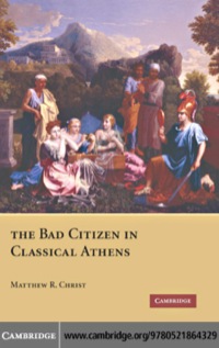 Titelbild: The Bad Citizen in Classical Athens 1st edition 9780521864329