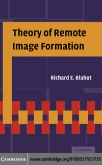 表紙画像: Theory of Remote Image Formation 1st edition 9780521553735