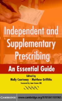 Cover image: Independent and Supplementary Prescribing 1st edition 9781841101965
