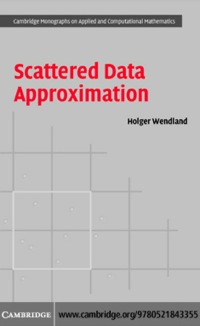 表紙画像: Scattered Data Approximation 1st edition 9780521843355