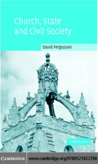 Imagen de portada: Church, State and Civil Society 1st edition 9780521822398