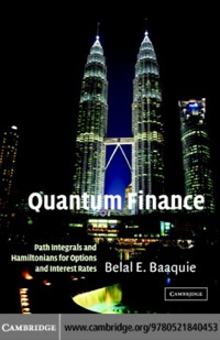 表紙画像: Quantum Finance 1st edition 9780521714785