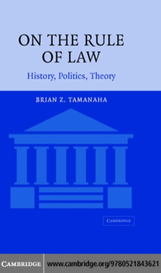 Cover image: On the Rule of Law 1st edition 9780521843621
