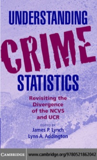 Cover image: Understanding Crime Statistics 1st edition 9780521862042