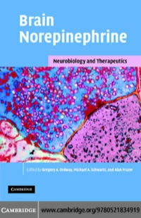 صورة الغلاف: Brain Norepinephrine 1st edition 9780521834919