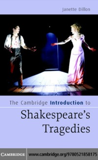 Imagen de portada: The Cambridge Introduction to Shakespeare's Tragedies 1st edition 9780521858175