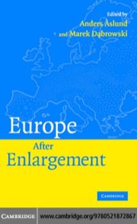 Imagen de portada: Europe after Enlargement 1st edition 9780521872867