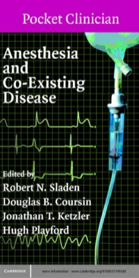 صورة الغلاف: Anesthesia and Co-Existing Disease 1st edition 9780521709385