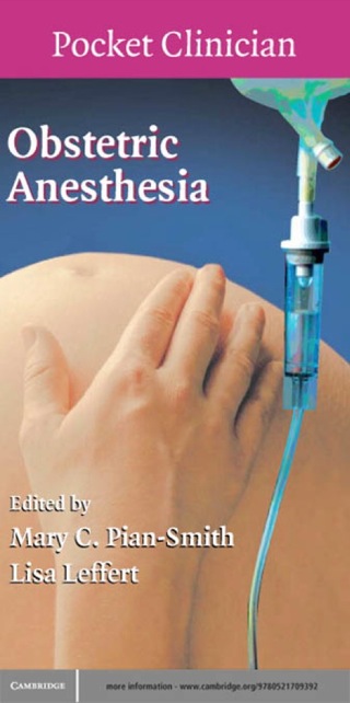 Imagen de portada: Obstetric Anesthesia 1st edition 9780521709392
