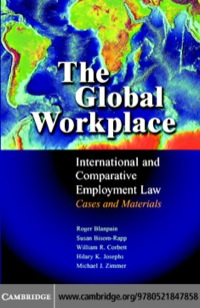 Imagen de portada: The Global Workplace 1st edition 9780521847858