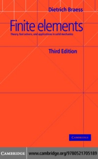 Cover image: Finite Elements 3rd edition 9780521705189