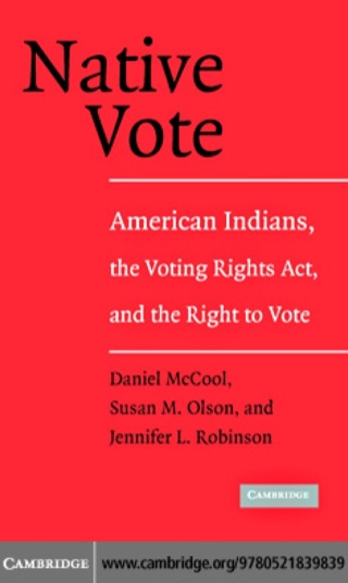 Imagen de portada: Native Vote 1st edition 9780521839839