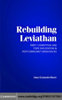 Cover image: Rebuilding Leviathan 1st edition 9780521873963