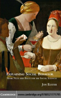 Cover image: Explaining Social Behavior 9780521771795