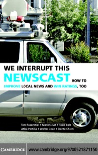 Omslagafbeelding: We Interrupt This Newscast 1st edition 9780521871150