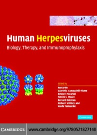صورة الغلاف: Human Herpesviruses 1st edition 9780521827140