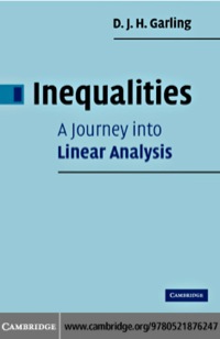Cover image: Inequalities: A Journey into Linear Analysis 1st edition 9780521876247