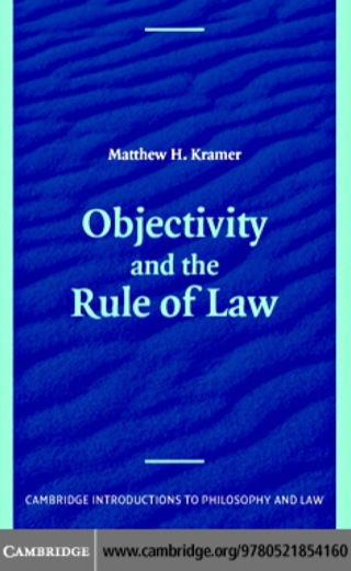 Cover image: Objectivity and the Rule of Law 1st edition 9780521854160