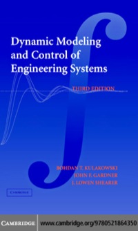 Omslagafbeelding: Dynamic Modeling and Control of Engineering Systems 3rd edition 9780521864350